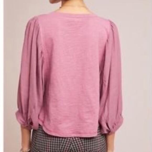 Anthropologie Akemi + Kin balloon sleeve top - Picture 2 of 9